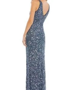 Mac Duggal 93552 - Sleeveless V-Neck Sheath Dress 12 Mac Duggal 93552 - Sleeveless V-Neck Sheath Dress
