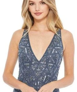 Mac Duggal 93552 - Sleeveless V-Neck Sheath Dress 13 Mac Duggal 93552 - Sleeveless V-Neck Sheath Dress