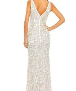 Mac Duggal 93552 - Sleeveless V-Neck Sheath Dress 9 Mac Duggal 93552 - Sleeveless V-Neck Sheath Dress