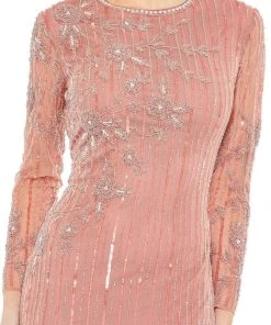 Mac Duggal 93626 - Long Sleeve Jewel Neck Evening Dress 13 Mac Duggal 93626 - Long Sleeve Jewel Neck Evening Dress
