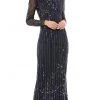 Mac Duggal 93626 - Long Sleeve Jewel Neck Evening Dress