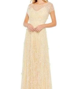 Mac Duggal 93685 - Short Cap Sleeve A-Line Dress 11 Mac Duggal 93685 - Short Cap Sleeve A-Line Dress