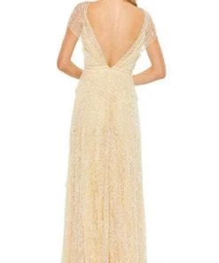 Mac Duggal 93685 - Short Cap Sleeve A-Line Dress 12 Mac Duggal 93685 - Short Cap Sleeve A-Line Dress