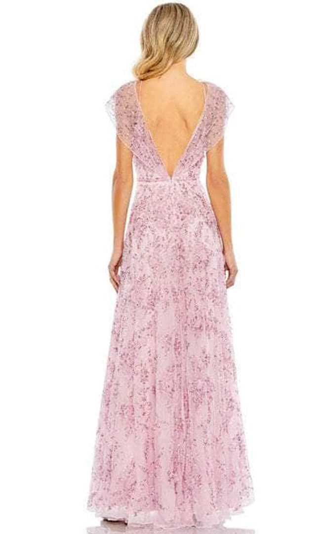 Mac Duggal 93685 - Short Cap Sleeve A-Line Dress 4 Mac Duggal 93685 - Short Cap Sleeve A-Line Dress