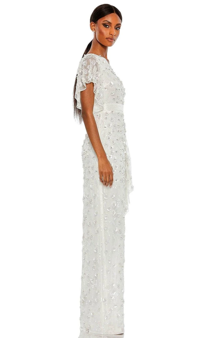 Mac Duggal 93687 - Asymmetrical One Shoulder Strap High Low Dress 9 Mac Duggal 93687 - Asymmetrical One Shoulder Strap High Low Dress