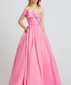Mac Duggal Ballgowns - 48863H One Shoulder Bow Ballgown