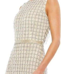 Mac Duggal Cocktail - 5471D Jewel Knee-Length Dress