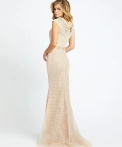 Mac Duggal Evening - 12229D Jewel Beaded Cap Sleeve Evening Gown 8 Mac Duggal Evening - 12229D Jewel Beaded Cap Sleeve Evening Gown