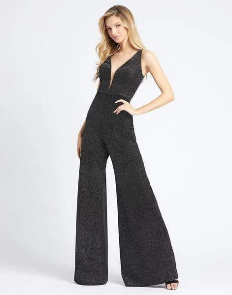 Mac Duggal Evening - 30618D Sleeveless Deep V-neck Jumpsuit 3 Mac Duggal Evening - 30618D Sleeveless Deep V-neck Jumpsuit