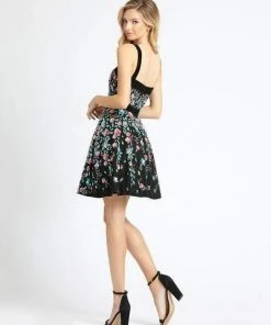 Mac Duggal Evening - 4984D Sleeveless Embellished A-line Dress