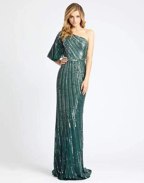 Mac Duggal Evening - 5000D Sequined One Shoulder Sheath Dress 3 Mac Duggal Evening - 5000D Sequined One Shoulder Sheath Dress