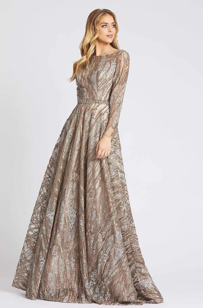 Mac Duggal Evening - 79261D Beaded Bateau A-line Dress 3 Mac Duggal Evening - 79261D Beaded Bateau A-line Dress
