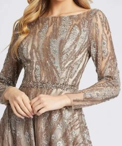 Mac Duggal Evening - 79261D Beaded Bateau A-line Dress 7 Mac Duggal Evening - 79261D Beaded Bateau A-line Dress