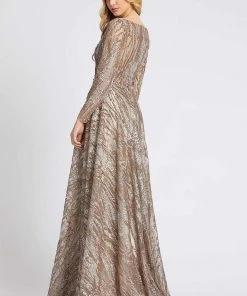 Mac Duggal Evening - 79261D Beaded Bateau A-line Dress 6 Mac Duggal Evening - 79261D Beaded Bateau A-line Dress