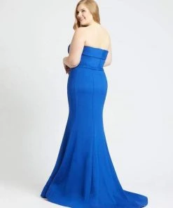 Mac Duggal Fabulouss - 48889F Queen Anne Soft Crepe Mermaid Gown