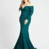 Mac Duggal Fabulouss - 48893F Off-Shoulder Long Sleeves Trumpet Gown 2 Mac Duggal Fabulouss - 48893F Off-Shoulder Long Sleeves Trumpet Gown
