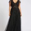 Mac Duggal Fabulouss - 49072F Embroidered Lace Long Dress 2 Mac Duggal Fabulouss - 49072F Embroidered Lace Long Dress