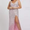 Mac Duggal Fabulouss - 5152F Sequined Gradient Column Dress