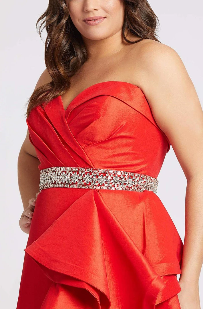 Mac Duggal Fabulouss - 67215F Strapless Beaded Band A-line Dress 5 Mac Duggal Fabulouss - 67215F Strapless Beaded Band A-line Dress