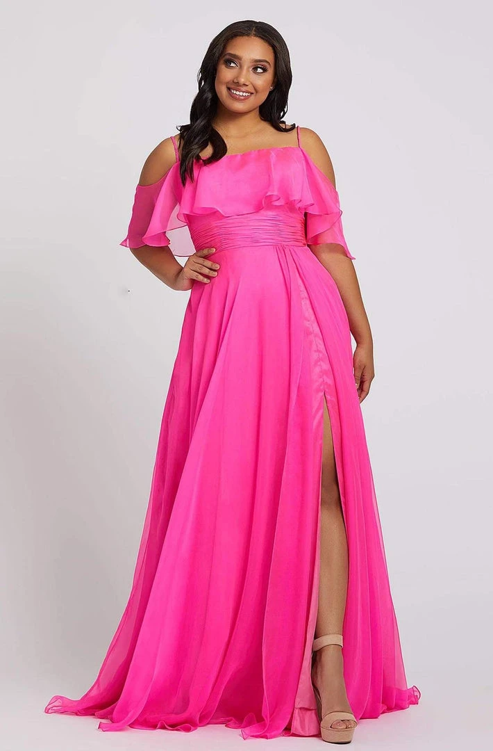 Mac Duggal Fabulouss - 67224F Cold Shoulder A-line Long Dress 3 Mac Duggal Fabulouss - 67224F Cold Shoulder A-line Long Dress