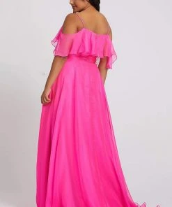 Mac Duggal Fabulouss - 67224F Cold Shoulder A-line Long Dress 6 Mac Duggal Fabulouss - 67224F Cold Shoulder A-line Long Dress