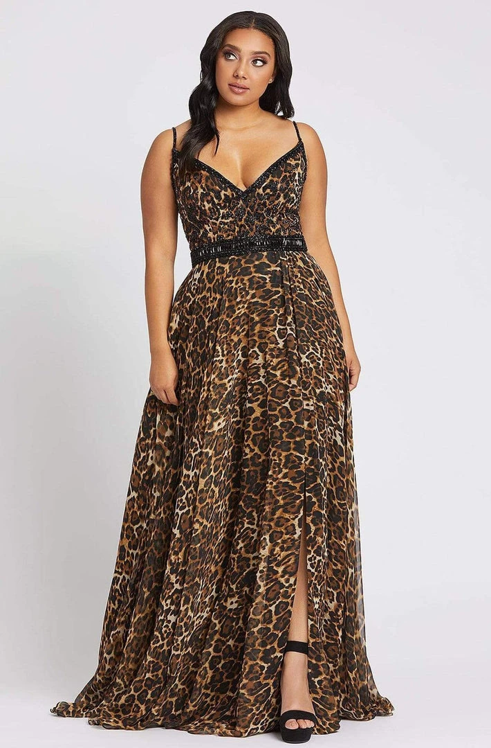 Mac Duggal Fabulouss - 67251F Cheetah Printed Long Dress 3 Mac Duggal Fabulouss - 67251F Cheetah Printed Long Dress