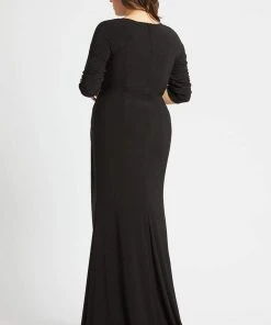 Mac Duggal Fabulouss - 77537F Accented Quarter Length Sleeve Dress