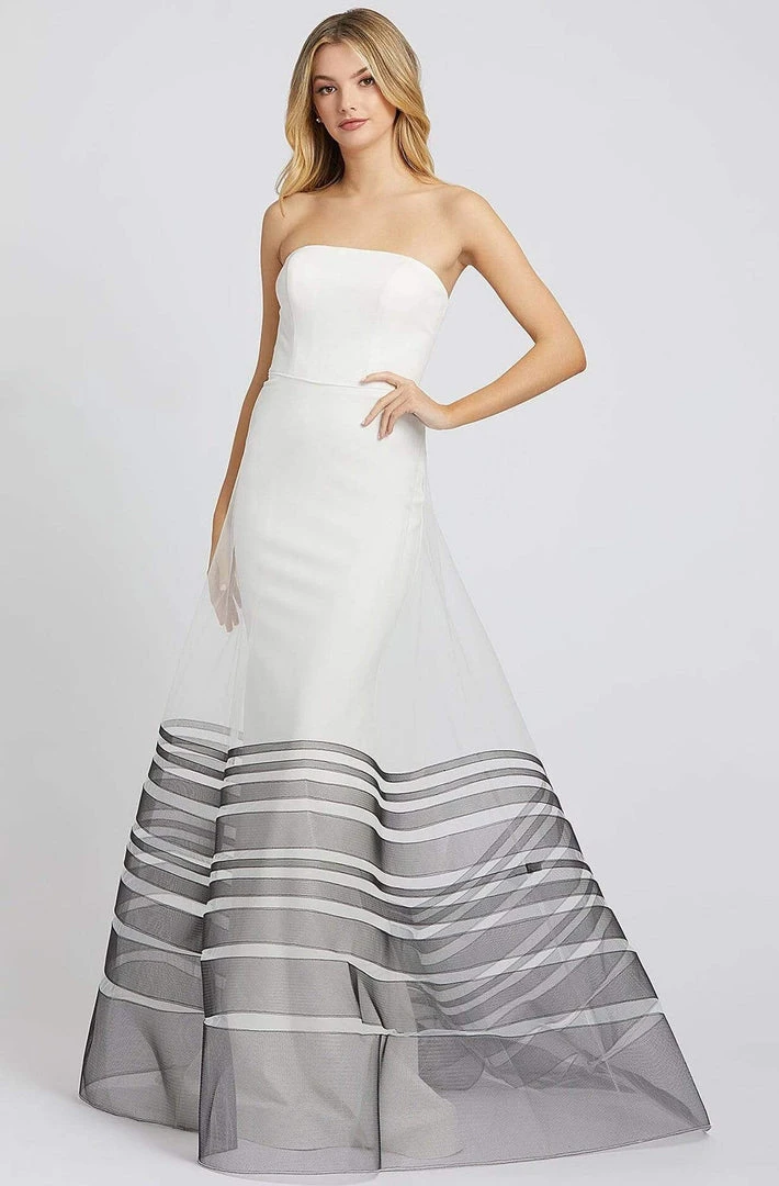 Mac Duggal Flash - 48923L Straight Across Evening Dress 3 Mac Duggal Flash - 48923L Straight Across Evening Dress