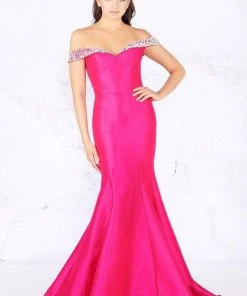 Mac Duggal Flash - Pearl Beaded In Midnight Blue 66900L