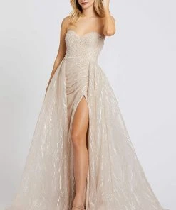Mac Duggal Prom - 20204M Embroidered Sweetheart Bodice Overskirt Gown