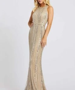 Mac Duggal Prom - 40994M Bead Embellished Halter Dress