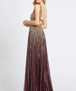 Mac Duggal Prom - 4906M Glimmering Sequin Embellished A-Line Prom Gown 21 Mac Duggal Prom - 4906M Glimmering Sequin Embellished A-Line Prom Gown
