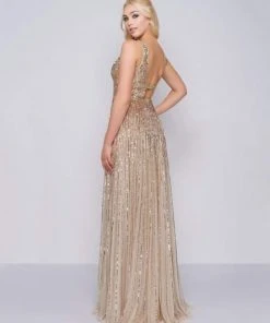 Mac Duggal Prom - 4906M Glimmering Sequin Embellished A-Line Prom Gown 20 Mac Duggal Prom - 4906M Glimmering Sequin Embellished A-Line Prom Gown