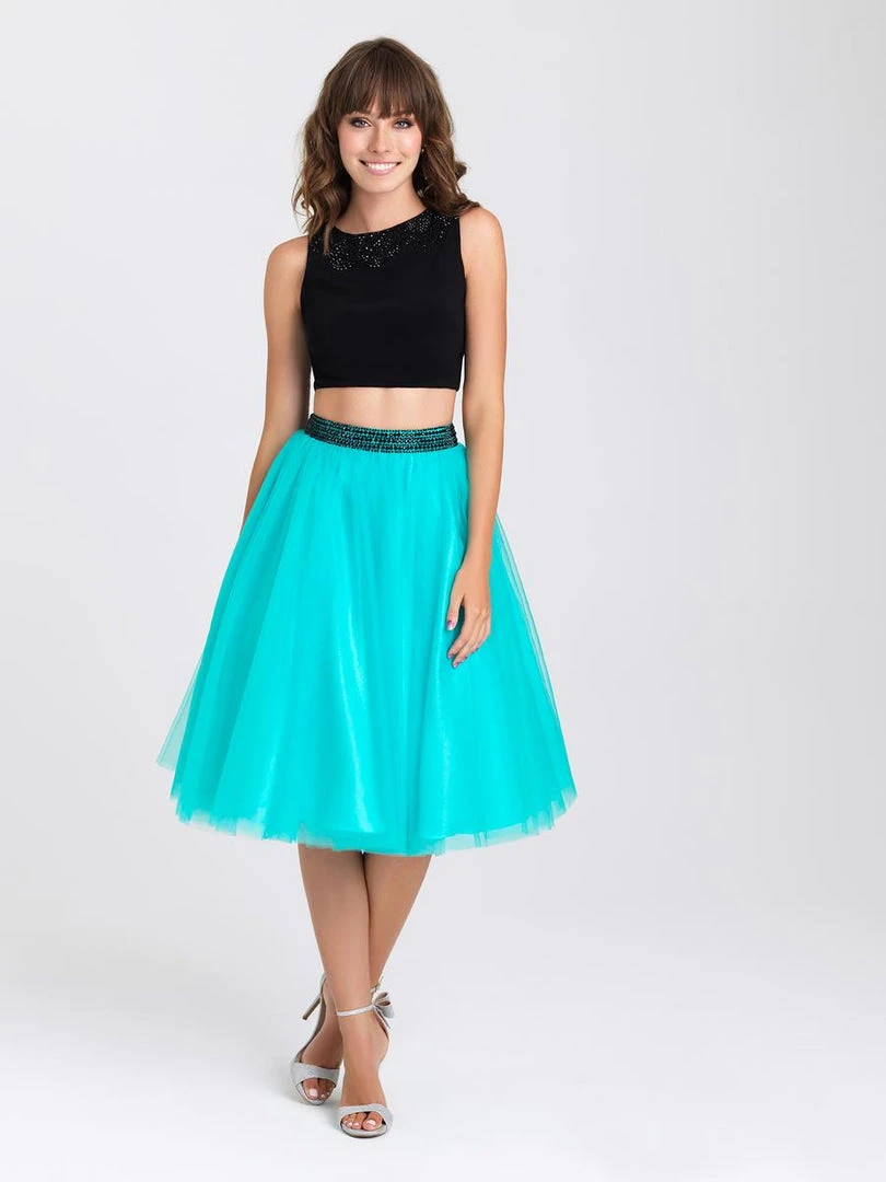 Madison James - 16-339 Dress In Black Teal 3 Madison James - 16-339 Dress In Black Teal