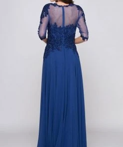 Marsoni By Colors - M157 Scoop Neckline A-Line Dress 13 Marsoni By Colors - M157 Scoop Neckline A-Line Dress