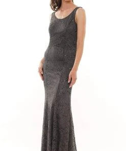 Marsoni By Colors - M301 Scoop Fit And Flare Evening Dress