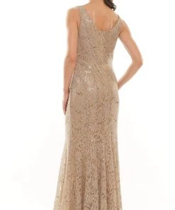 Marsoni By Colors - M301 Scoop Fit And Flare Evening Dress