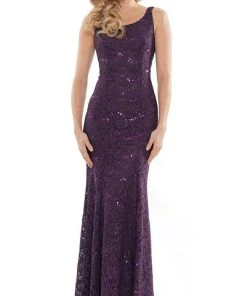 Marsoni By Colors - M301 Scoop Fit And Flare Evening Dress