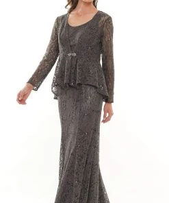 Marsoni By Colors - M301 Scoop Fit And Flare Evening Dress