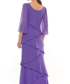 Marsoni By Colors - M302 Bateau Sheath Evening Dress