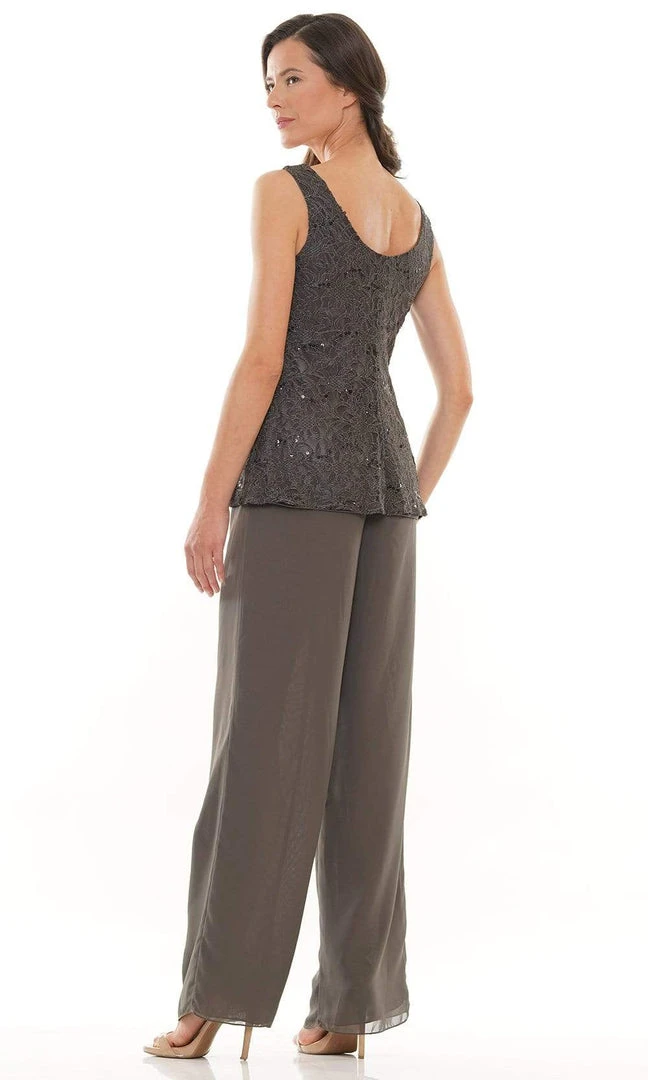 Marsoni By Colors - M305 Scoop Jacket Pantsuit 4 Marsoni By Colors - M305 Scoop Jacket Pantsuit