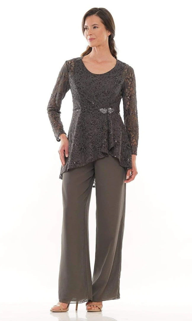 Marsoni By Colors - M305 Scoop Jacket Pantsuit 3 Marsoni By Colors - M305 Scoop Jacket Pantsuit