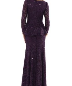 Marsoni By Colors - M306 V-Neck Trumpet Evening Dress