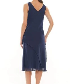 Marsoni By Colors - M307 V-Neck Sheath Knee-Length Dress 25 Marsoni By Colors - M307 V-Neck Sheath Knee-Length Dress