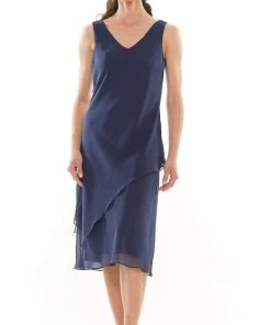 Marsoni By Colors - M307 V-Neck Sheath Knee-Length Dress 26 Marsoni By Colors - M307 V-Neck Sheath Knee-Length Dress