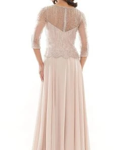 Marsoni By Colors - M312 Scoop A-Line Evening Dress