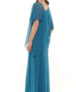 Marsoni By Colors - M313 Scoop Sheath Evening Dress