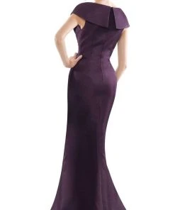 Marsoni By Colors - MV1086 Embellished V Neck Trumpet Dress 13 Marsoni By Colors - MV1086 Embellished V Neck Trumpet Dress