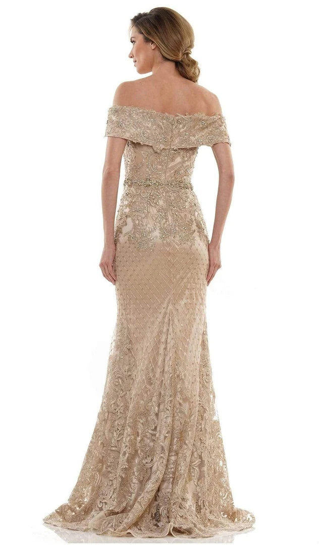 Marsoni By Colors - MV1122 Sweetheart Embellished Sheath Gown 4 Marsoni By Colors - MV1122 Sweetheart Embellished Sheath Gown