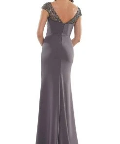 Marsoni By Colors - MV1133 Crystal Beaded Sheath Gown